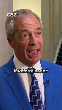 Nigel Farage takes responsibility for Keir Starmer's resignation