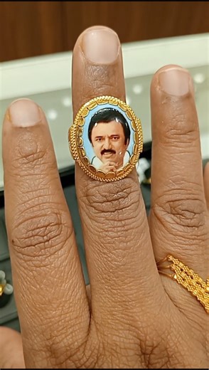 🔥GRT -TVK தலைவர் Photo கூட வச்சுக்கலாம்!Customize Gold Ring Latest Designs#shorts