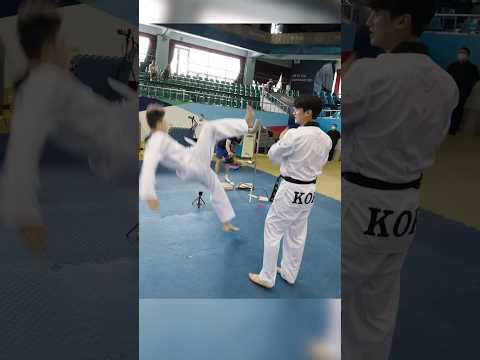 Can foreign students master this epic taekwondo kick? | Board breaking challenge!