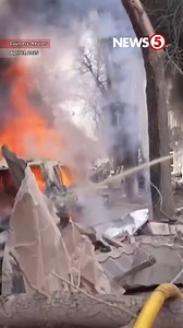 434K views · 8.9K reactions | #N5DReels | Niyanig ng missile strike ng Russia ang lungsod ng Sumy sa Ukraine habang ipinagdiriwang ang #PalmSunday nitong April 13. Mahigit 30 ang nasawi, kabilang ang dalawang bata, sa pinakabagong pambobomba ng Russia. #News5 | via Reuters | News5 | Facebook