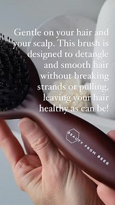 Perfect for wet or dry hair! This brush is designed to be gentle on your hair and your scalp, decreasing breakage and hair loss, and encouraging healthy growth! ___ www.beautyfrombees.ca | Beauty From Bees