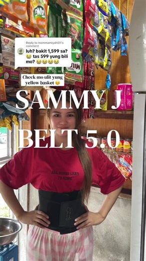 Replying to @mommamiyahl01 check mo ulit yung basket and thank me later kasi baka ma ubosan ka #SammyJBelt #awaisttrainer #sammyj5.0