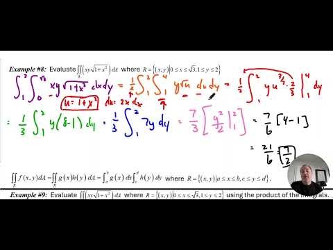 MV Lesson 16 Double Integrals Examples 7-9