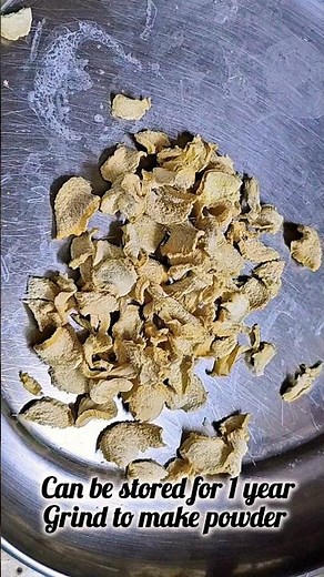Easily make dry ginger at home