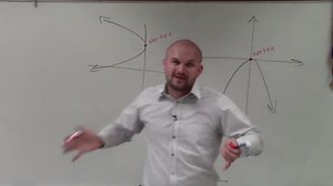 What are the basic characteristics of a parabola for conic sections
