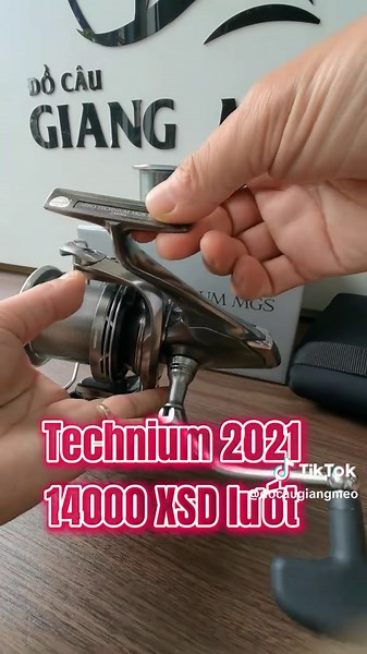 Máy câu Shimano Aero Technium MGS 14000 XSD lướt Tình trạng như video mô tả