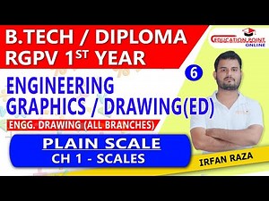 Lec 6 | Plain Scale | Engineering Drawing (ED)/ Engineering Graphics RGPV B.Tech/Diploma 1st Year