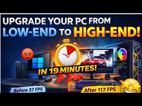 🚀 Boost Any PC Performance in 19 Minutes! 🔥 3X FPS Increase ( Best Optimization Guide 2026)