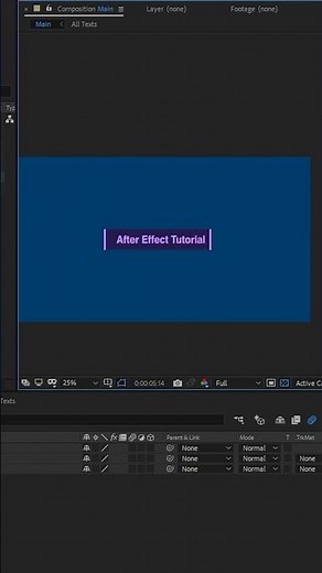 Simple Lower Third easy way in After Effects Beginners