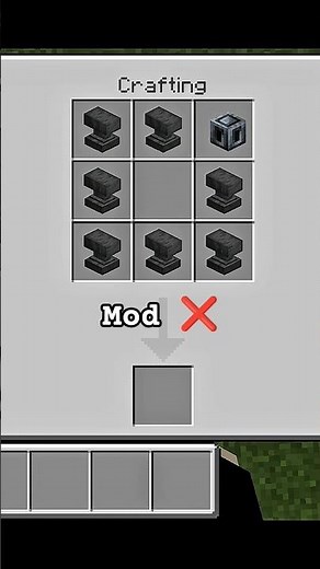 Minecraft me Craft a anvil mace #minecraft #mcpe #shorts