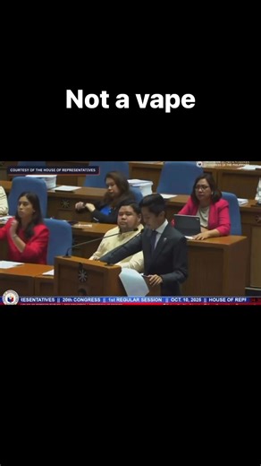 CONG. BONG SUNTAY ISSUES CLARIFICATION ON VIRAL “VAPE” VIDEO Congressman Bong Suntay has issued an official statement clarifying a viral video circulating on social media after a post by Atty. Jesus Falcis alleged that he was holding a vape. According to Cong. Suntay, the item seen in the video was not a vape, but a Breatheasy — a natural and safe breathing exercise device used for relaxation and proper breathing. He emphasized that the Breatheasy contains no chemicals, smoke, or batteries, and 