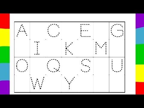 Abc, abcd, tracing Alphabet, abc song| Alphabet tracing video| alphabet tracing and colouring