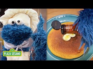 Sesame Street: Make delicious banana pancakes with Cookie Monster and Gonger! | Foodie Truck