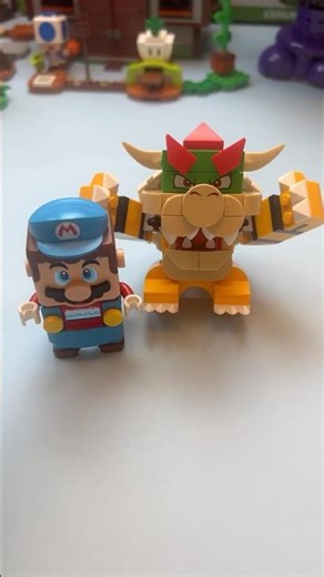 Super Mario vs Bowser #shorts #lego #supermario #nintendo