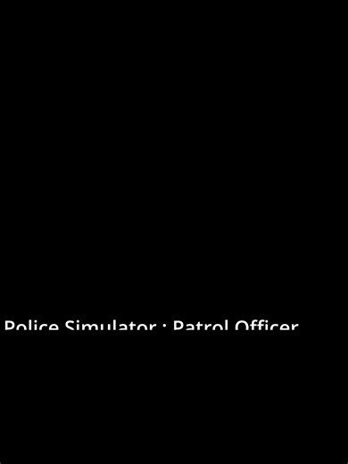 Gameplay video of the 1 shift on Police Simulator : Patrol Officer