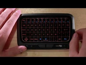 H18+ 2.4GHz Wireless Backlight Keyboard Full Touchpad