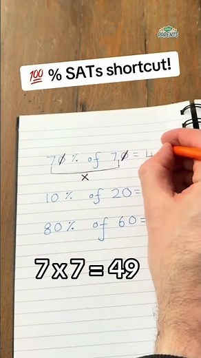 Percentages Made EASY 😅📊 (SATs Hack for Kids)