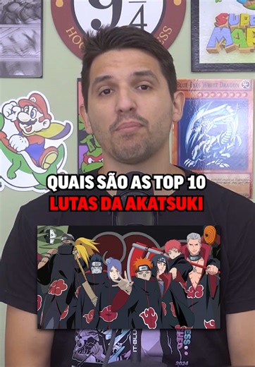 QUAIS AS MELHORES LUTAS DA AKATSUKI EM NARUTO? Adivinhe o top 10! #trivia #anime #animes #naruto #narutoshippuden