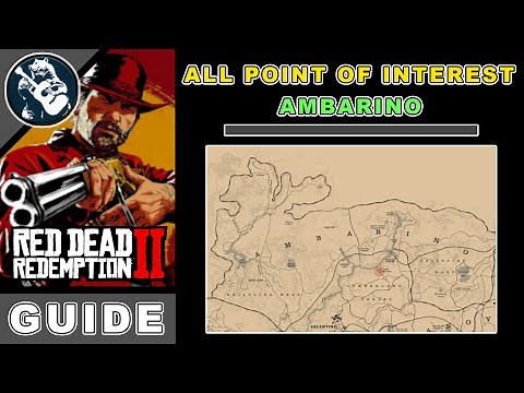 All Point of Interest RDR2 Ambarino | RDR2 Secret Locations Map