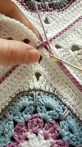 1.1M views · 15K reactions | Beautiful work design crochet granny square combine to blanket pattern..臨 | Beautiful Ideas | Facebook