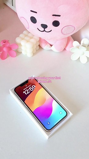 im so happy 🤍౨ৎ #iphone13 #unboxing #iphone13starlight #white #apple