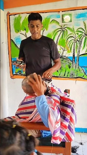 tukang cukur ANEH🤣🤣🤣 #funnyshorts