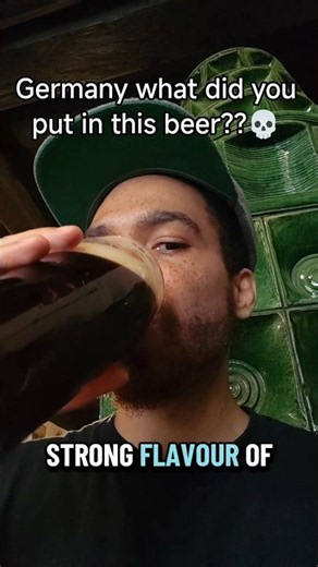 This might be Germany's most unique beer... 🍺 #travelvlog #bamberg