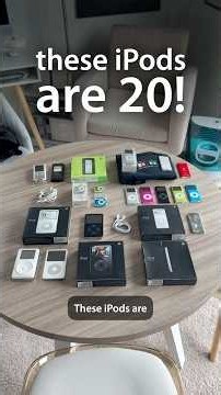 20 year old iPods! #iPod #nostlagia #apple #retrotech #vintagetech