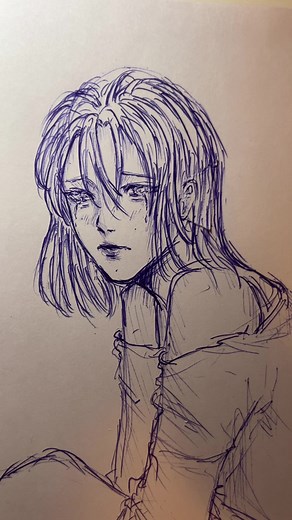 Pen Drawing Process Revealed Through Sleep Art