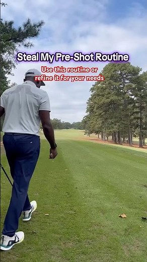 Steal my pre-shot routine #golf #golfswing #golftechnique #golfer #golfskill #golfinspiration
