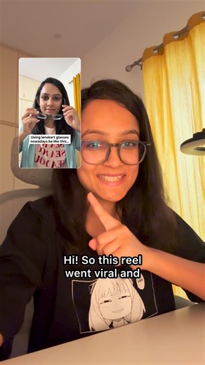 Priya | Founder & Maker on Instagram: "No more 🛝🤓 If you have bought glasses from Lenskart then you will surely need these grips 😁 They are really soft and easy to use. @arora_optical (lenskart glasses sliding, glasses solution, viral reel, product review, lenskart)"