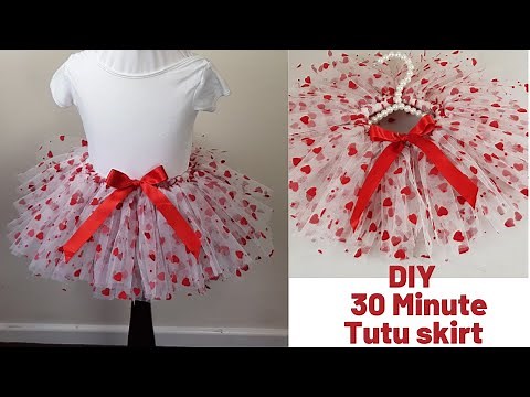 DIY TUTU SKIRT IN 30 MINUTES /How to make a tutu skirt without a sewing machine