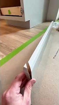 Cutting baseboards the right way with mitered returns. - Basic Construction