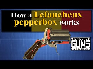 How a Lefaucheux pepperbox revolver works | World of Guns