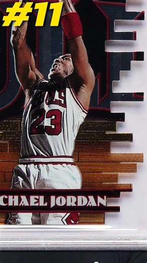 #11 - Top 15 Most Valuable Michael Jordan Basketball Card Inserts recently sold - 1997 Topps Stadium Club Triumvirate Die-Cut graded PSA 10 - #basketballcard #basketballcardscollection #thehobby #sportscards #sportscardinvesting #michaeljordan #michaeljordan23 #Topps #paniniamerica #upperdeck #topps #chicagobulls | Grradeddcardiinvestors11
