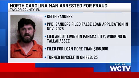 North Carolina man arrested, accused of defrauding Florida credit union