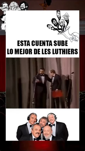 Les Luthiers - Cuenta Fan on Instagram: ""El humor bien hecho no pasa de moda." Les Luthiers no solo fueron un grupo musical: fueron un fenómeno cultural. Con instrumentos inventados, juegos de palabras brillantes y una puesta en escena impecable, lograron conquistar escenarios de todo el mundo sin perder su esencia. Este grupo argentino supo unir lo académico con lo popular, y transformó el humor en un arte elevado. Si alguna vez te reíste con "La gallinita dijo Eureka" o con "El bolero de Mast
