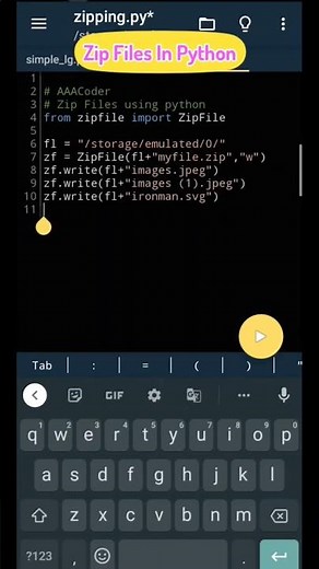 How to zip files using python | Coding Status #python #howtodraw