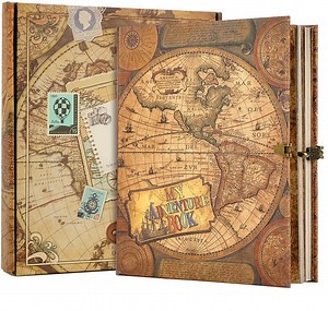 Our Adventure Book - Kaart Thema - Retro Stijl - Plakboek - Foto Album - DIY - 124... | bol