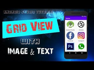 Android Grid View with Image & Text | Android Studio Tutorial | 2020