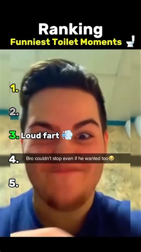 Ranking funniest toilet moments 🚽 #shorts #funny #toilet #fyp