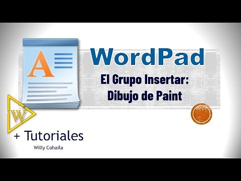 +Tutoriales | WordPad - Grupo Insertar- Dibujo de Paint