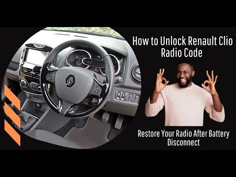 How to Unlock Renault Clio Radio Code | Restore Your Radio After Battery Disconnect