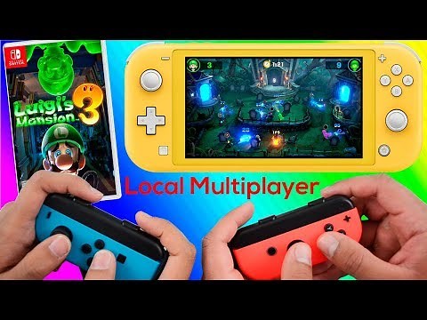 Luigi's Mansion 3 Local Multiplayer Minigames Nintendo Switch Lite Gameplay