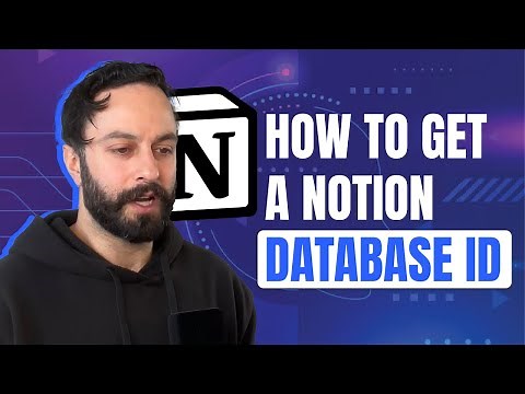 How to get a Notion Database ID