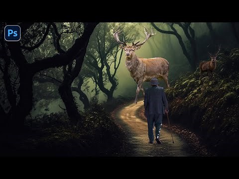 Deer Photo Manipulation in Photoshop | Photoshop Tutorial
