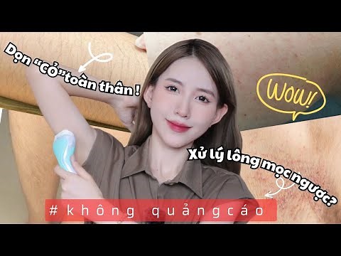 Bí quyết sạch lông toàn thân siêu tiết kiệm và hiệu quả! Xử lý lông mọc ngược, viêm chân lông…