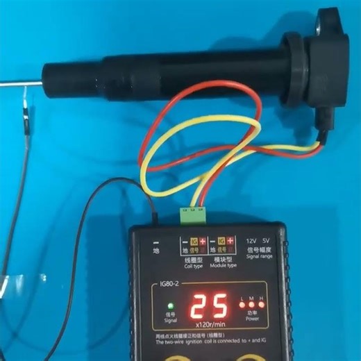 IG80 2 Automotive Ignition Coil Tester Digital RPM Signal Generator