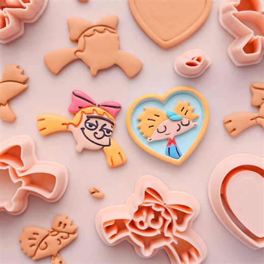 Hey Arnold Polymer Clay Cutters - Etsy