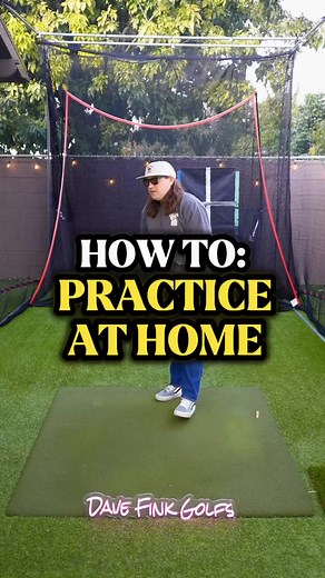 HOW TO: PRACTICE GOLF AT HOME | Dave Fink Golfs